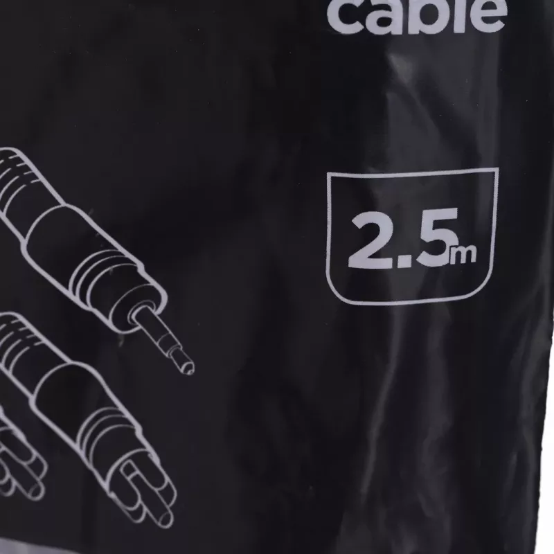 Gembird 2,5 m, 3,5 mm/2xRCA, M/M καλώδιο ήχου μαύρο, κόκκινο, λευκό