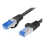 LANBERG PATCHCORD S/FTP CAT.6A 2M ΜΑΥΡΟ LSZH