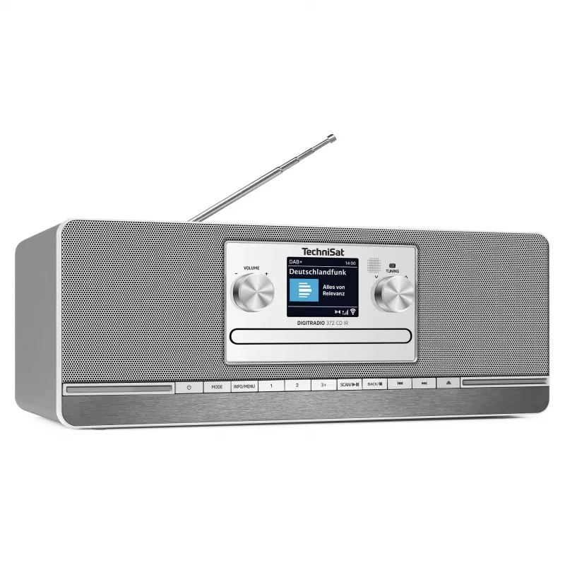 TechniSat DIGITRADIO 372 CD IR Internet Αναλογικό & ψηφιακό ανθρακί, ασημί