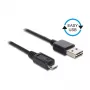 Καλώδιο DELOCK EASY-USB 2.0 Type-A αρσενικό > USB 2.0 Type Micro-B αρσενικό 50 cm μαύρο