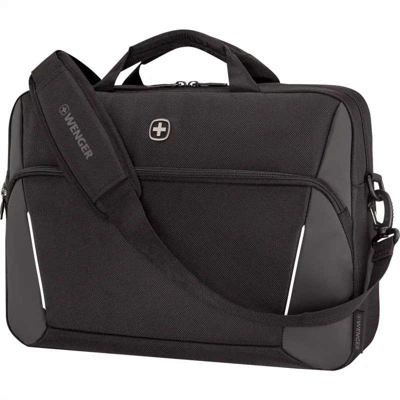 Θήκη laptop Wenger XE Compact Brief 16 με θήκη tablet, μαύρη