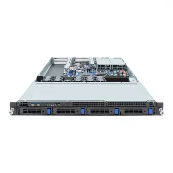 1U Πλατφόρμα Rack Server GIGABYTE R133-C13-ACG1 — Μητρική AMD B650E, Socket AM5, 4x υποδοχές DDR5 UDIMM, 800 W πλεονασματικό τροφοδοτικό, 4x 2,5 inch/3,5 inch θέσεις