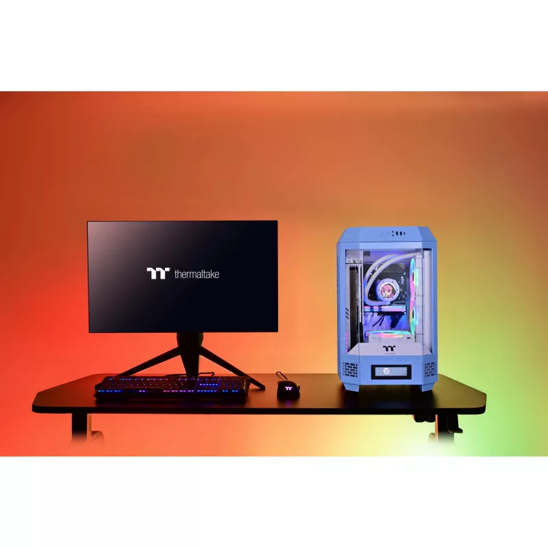 Κουτί PC Thermaltake The Tower 250 Hydrangea Blue Mini Tower