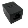 RJ-45 Modular-Kupplung VALUE Cat.6 μη θωρακισμένο μαύρο