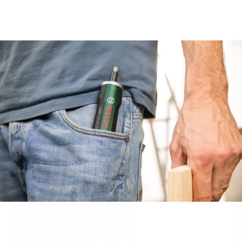Κατσαβίδι μπαταρίας Bosch PushDrive 360 U/min πράσινο 3,6 V μπαταρία