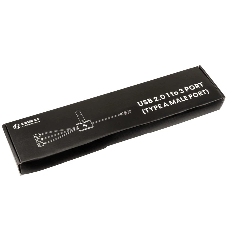 USB Hub Lian Li PW-U2TPAB αρσενικό Type-A 1-σε-3 IDC 9-Pin