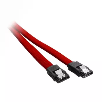 CableMod ModMesh - καλώδιο SATA - Serial ATA 150/300/600 - SATA (W) σε SATA (W) - 60 cm - κόκκινο (CM-CAB-SATA-N60KR-R)