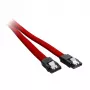 CableMod ModMesh - καλώδιο SATA - Serial ATA 150/300/600 - SATA (W) σε SATA (W) - 60 cm - κόκκινο (CM-CAB-SATA-N60KR-R)