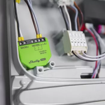 Dimmer Shelly DALI Gen3 με υποστήριξη 0–10V, Shelly – ασύρματο, 110–240V, μαύρο πλαστικό