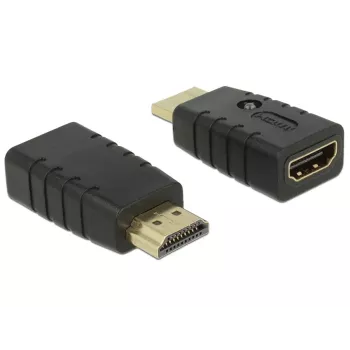 Αντάπτορας HDMI (βύσμα αρσενικό) > HDMI (υποδοχή θηλυκή), EDID-Emulator (μαύρο)