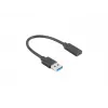 Καλώδιο USB Lanberg AD-UC-UA-03 USB 3.2 Gen 1 0,15 m
