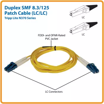 Tripp Lite N370-05M Duplex-Singlemode 9/125 καλώδιο δικτύου οπτικής ίνας (LC/LC) - 5 m (N370-05M)