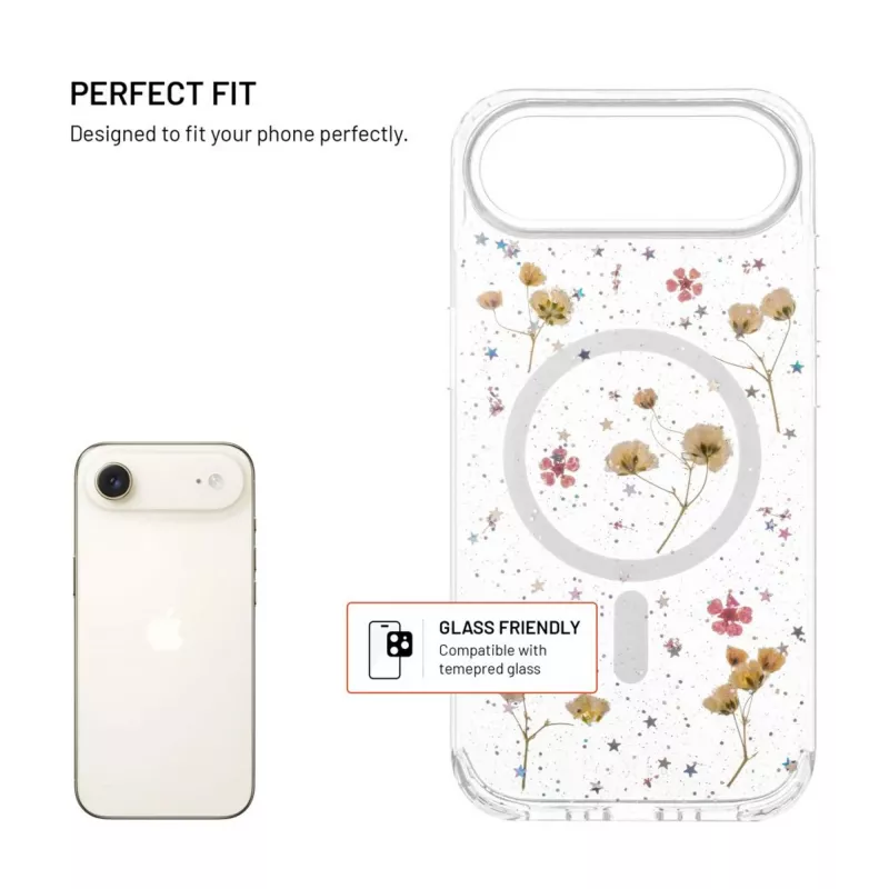 Θήκη πλάτης FIXED για Apple iPhone Air – TPU, συμβατή με MagBloom, Blush Plum