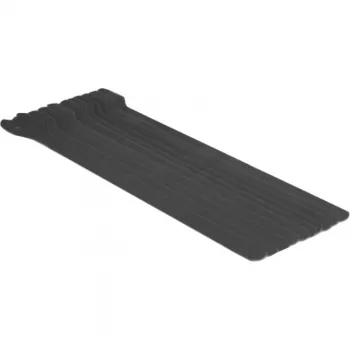 DeLOCK - Velcro - 30cm - μαύρο (συσκευασία 10 τεμ.) (18688)