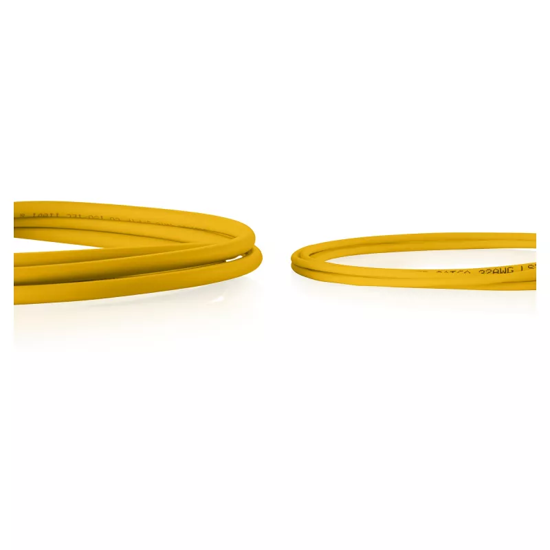 Καλώδιο δικτύου Patch CAT6 U-UTP λεπτό, DIGITUS DK-1618-050S-Y, 5 m, κίτρινο