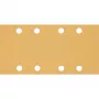 Φύλλα λείανσης Bosch 93x186 mm K80, 50 τεμ., 8 οπών, για ξύλο και βερνίκι (Expert)