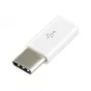 Sbox AD.USB-C W Micro USB 2.0 F. -> TYPE C M. λευκό