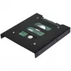 Πλαίσιο τοποθέτησης ultron εσωτερικό 1x2.5 SSD/HDD μεταλλικό μαύρο (377213)