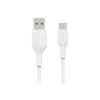 Καλώδιο USB Belkin CAB001BT2MWH 2m USB A σε USB C Λευκό