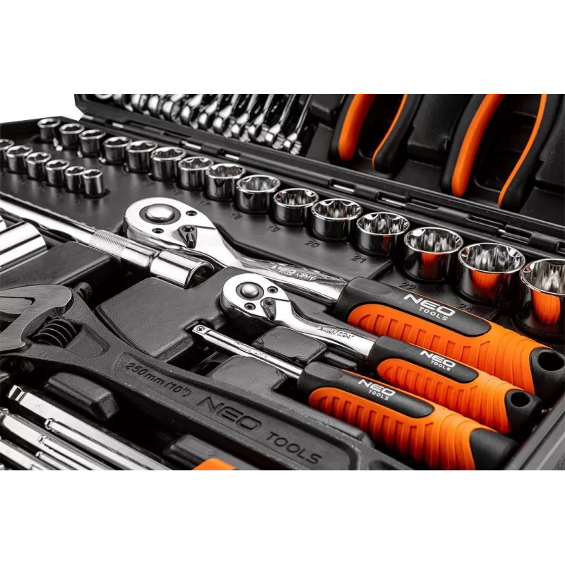 NEO tools 08-945 σετ καρυδάκια 1/4 1/2 ίντσες ευέλικτο ανθεκτικό