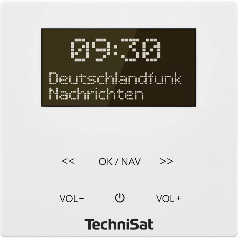TechniSat DigitRadio UP 55 - ραδιόφωνο DAB - 2 x 2 Watt - λευκό (0001/3901)
