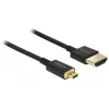 Καλώδιο HDMI DeLOCK HDMI-A/HDMI Micro-D 2m