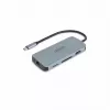 Dicota USB-C 8-in-1 Multi Hub 4K PD 100W ασημί