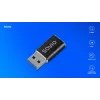 Savio AK-81 Προσαρμογέας καλωδίου βίντεο USB Type-C USB Type-A Μαύρο