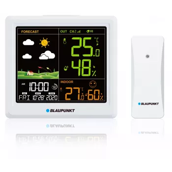 Μετεωρολογικός σταθμός BLAUPUNKT WS25WH – μετρήσεις εσωτερικού/εξωτερικού χώρου, ασύρματοι αισθητήρες