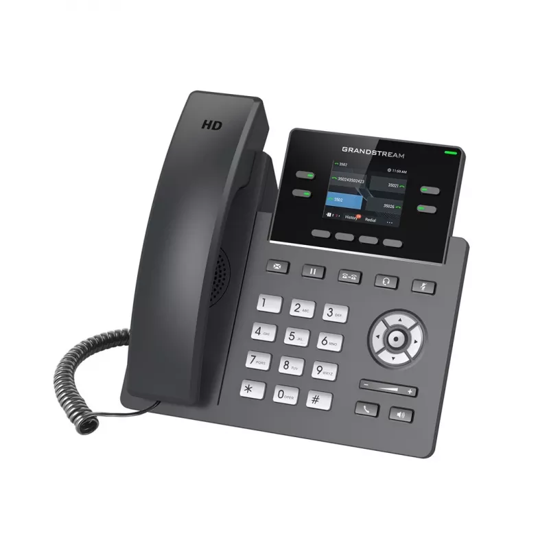 Grandstream Networks GRP2612 IP τηλέφωνο μαύρο 2 γραμμές