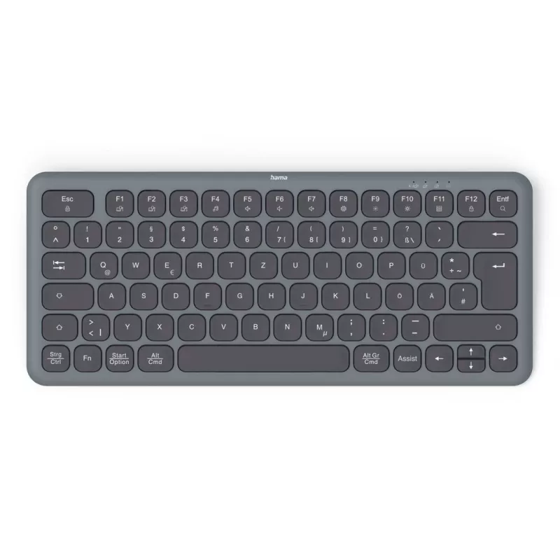 Multi-Device σετ πληκτρολογίου και ποντικιού μαύρο γκρι
