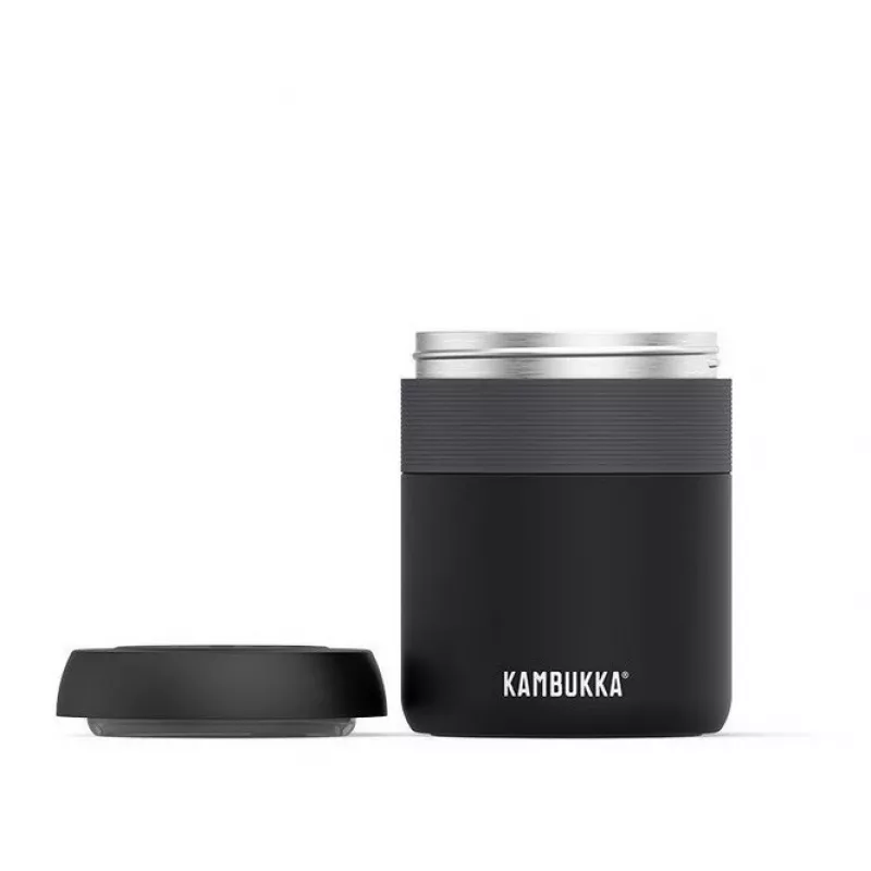 Θερμός φαγητού Kambukka Bora 600 ml - Μαύρο ματ