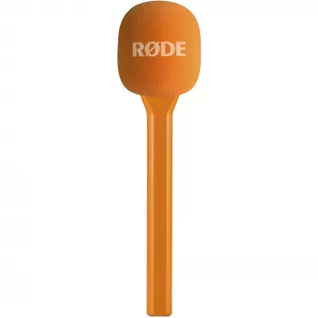 Rode Interview GO – συμπαγές μικρόφωνο χειρός για συνεντεύξεις, πορτοκαλί