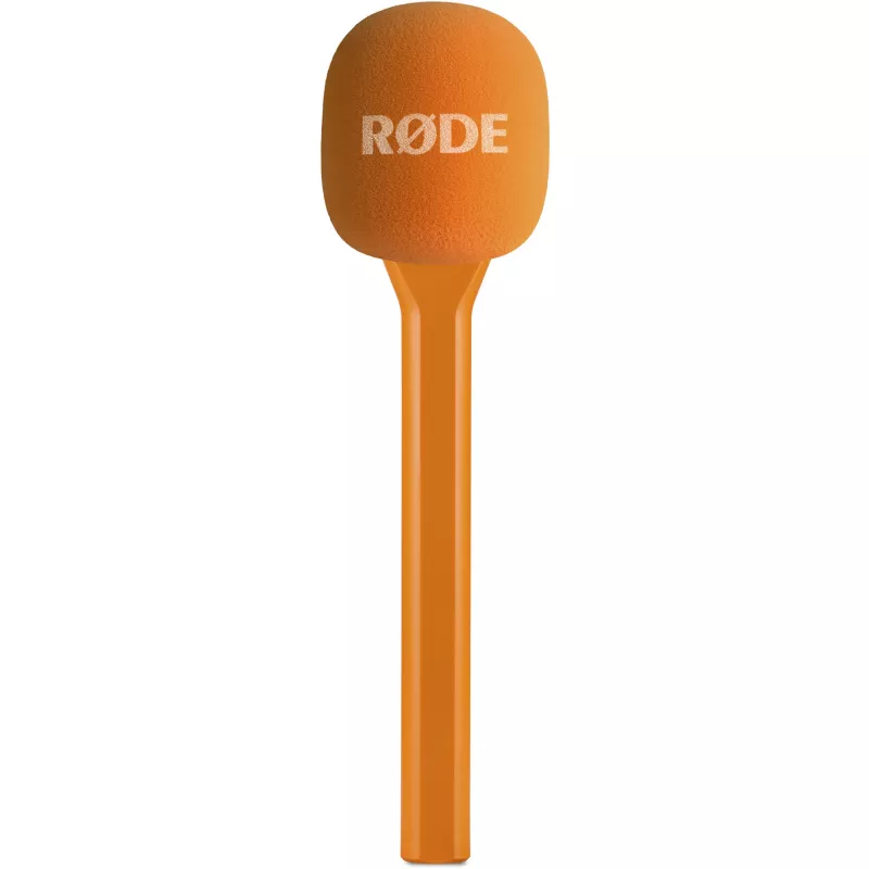 Rode Interview GO – συμπαγές μικρόφωνο χειρός για συνεντεύξεις, πορτοκαλί