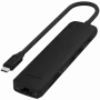 Satechi 7-in-1 USB-C Slim Multiport Adapter Ethernet (USB-C PD, 2x USB-A, HDMI 4K, Ethernet, αναγνώστης καρτών micro/SD) (Μαύρο)