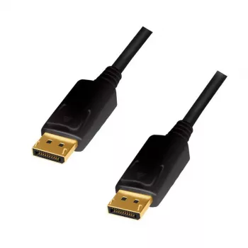 Καλώδιο σύνδεσης LogiLink DisplayPort AV (1x DisplayPort – 1x DisplayPort) 1 m μαύρο