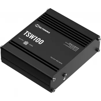 Teltonika TSW100 βιομηχανικό μη διαχειριζόμενο switch PoE