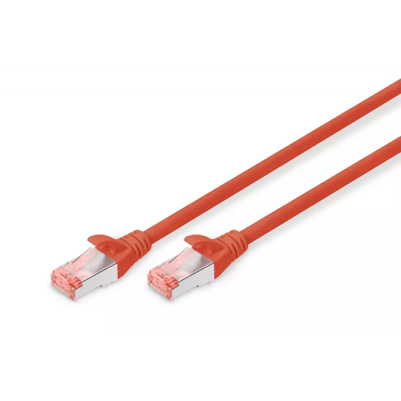 Καλώδιο Patch Digitus CAT 6 S/FTP DK-1644-005/R 0,5 m κόκκινο