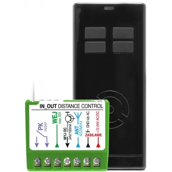 Distance Control Set Spalding Proxima IN-OUT T4 — μαύρο