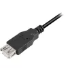 Καλώδιο USB Sharkoon USB 2.0 0,5 m μαύρο