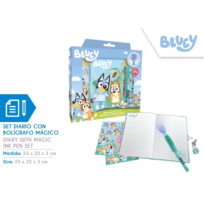 Ημερολόγιο με μαγικό στυλό Bluey