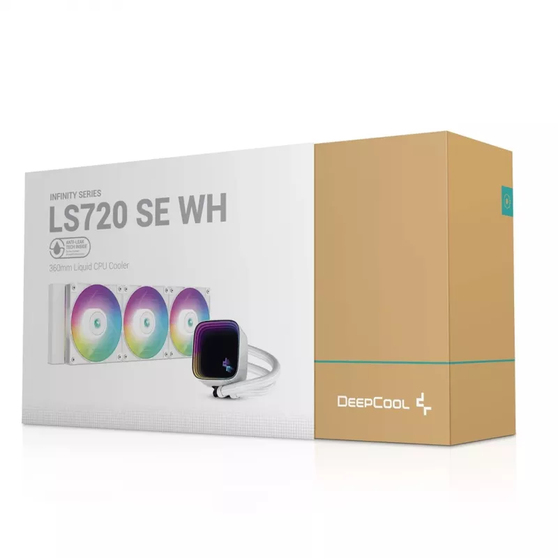 DeepCool LS720 SE WH Επεξεργαστής All-in-One-υγρό ψυγείο 12 cm Λευκό 1 τεμ.