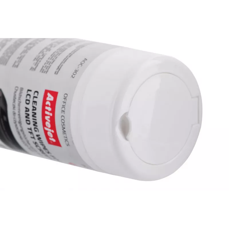 Activejet AOC-302 Μαντηλάκια καθαρισμού οθόνης LCD, 100 τεμ.