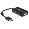 DeLOCK 0.16m DisplayPort/VGA+HDMI+DVI VGA (D-Sub)+ HDMI + DVI μαύρο