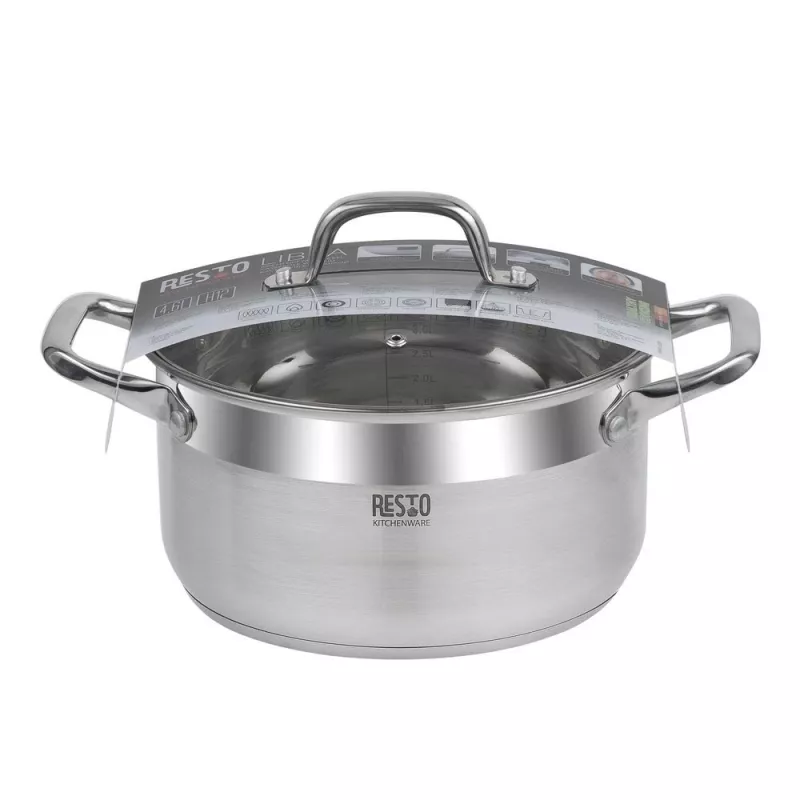 Resto Kitchenware Libra 4,6 L στρογγυλό ανοξείδωτο ατσάλι