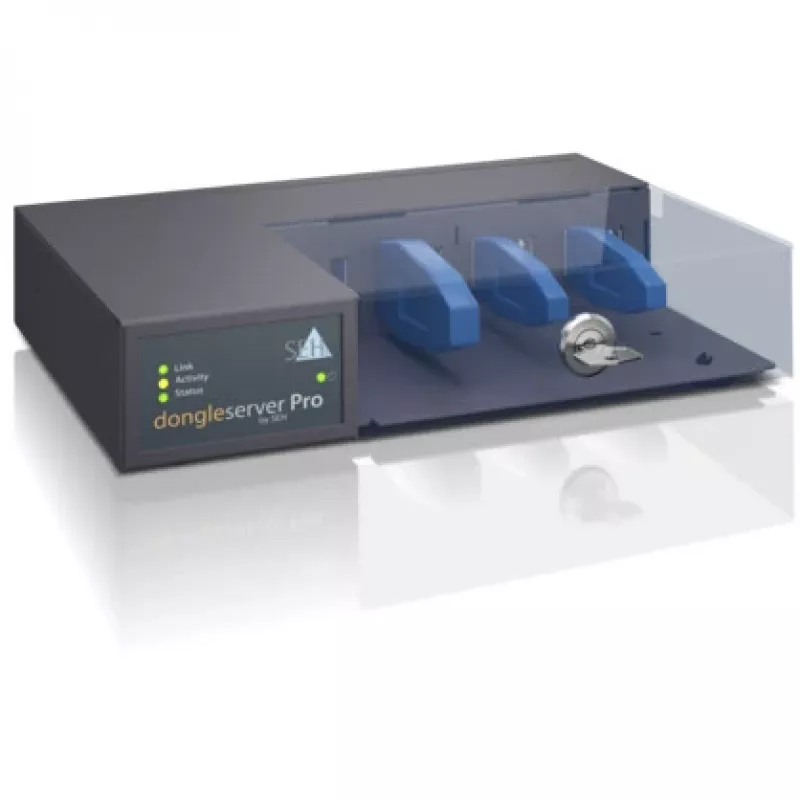 Διακομιστής εκτύπωσης SEH dongleserver Pro® Μαύρο Μπλε