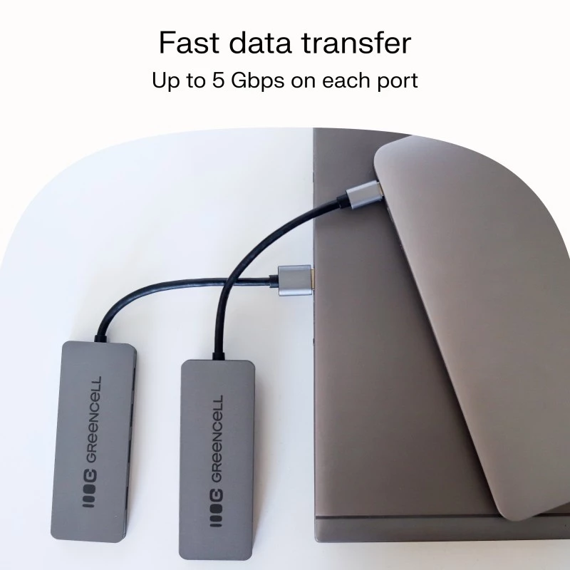USB Hub Green Cell HUB-GC-A4A — Hub USB-A 3.0 4 θυρών