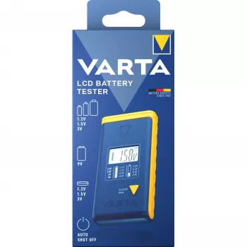 Τεστερ μπαταριών Varta 00893 101 111 LCD ψηφιακό φορητό για AA AAA 9V κουμπιά