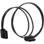 Καλώδιο SATA Silverstone CP11 0,3 m μαύρο
