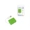USB Hub LOGILINK UA0138 — 4‑Port USB 2.0 Hub, πράσινο, έως 480 Mbit/s